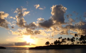 Blue Skies Hawaii - Sunset